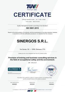 Certificato ISO 9001